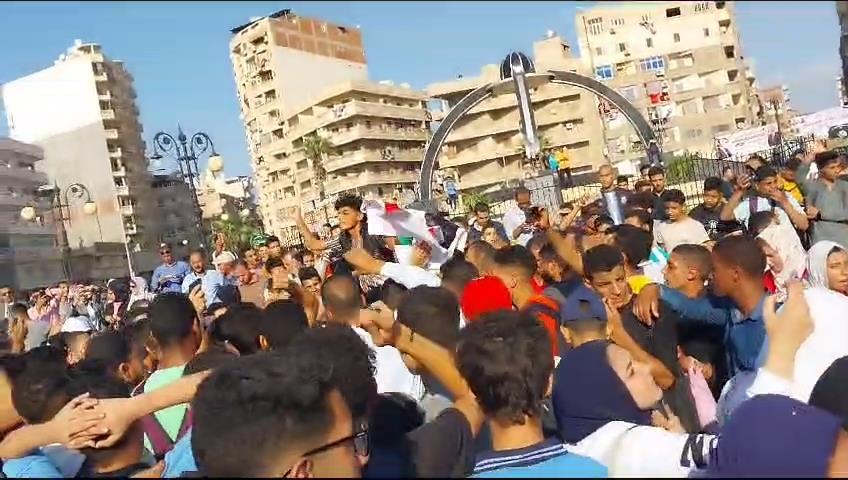 مسيرات حاشدة بالبحيرة لتفويض الرئيس السيسي