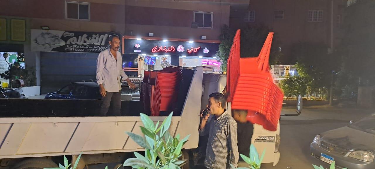 جانب من حملات ازالة الاشغالات
