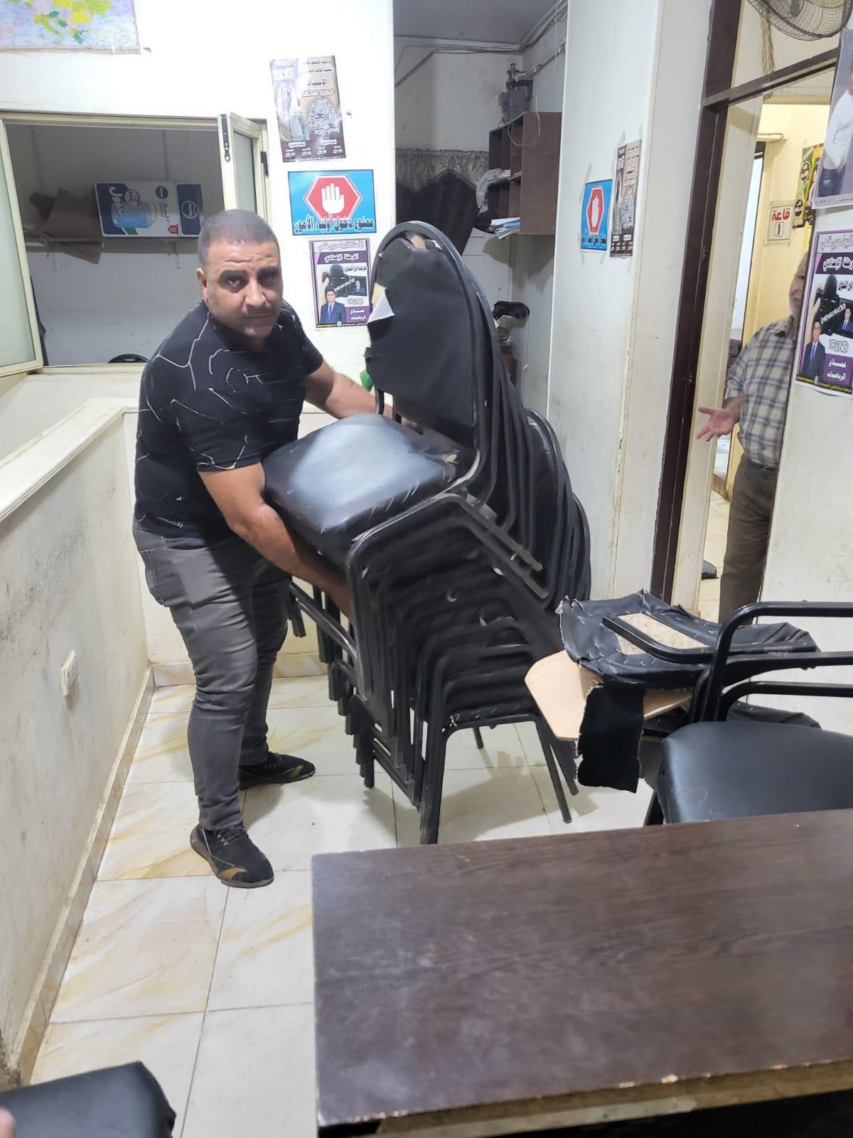 جانب من حملات ازالة الاشغالات