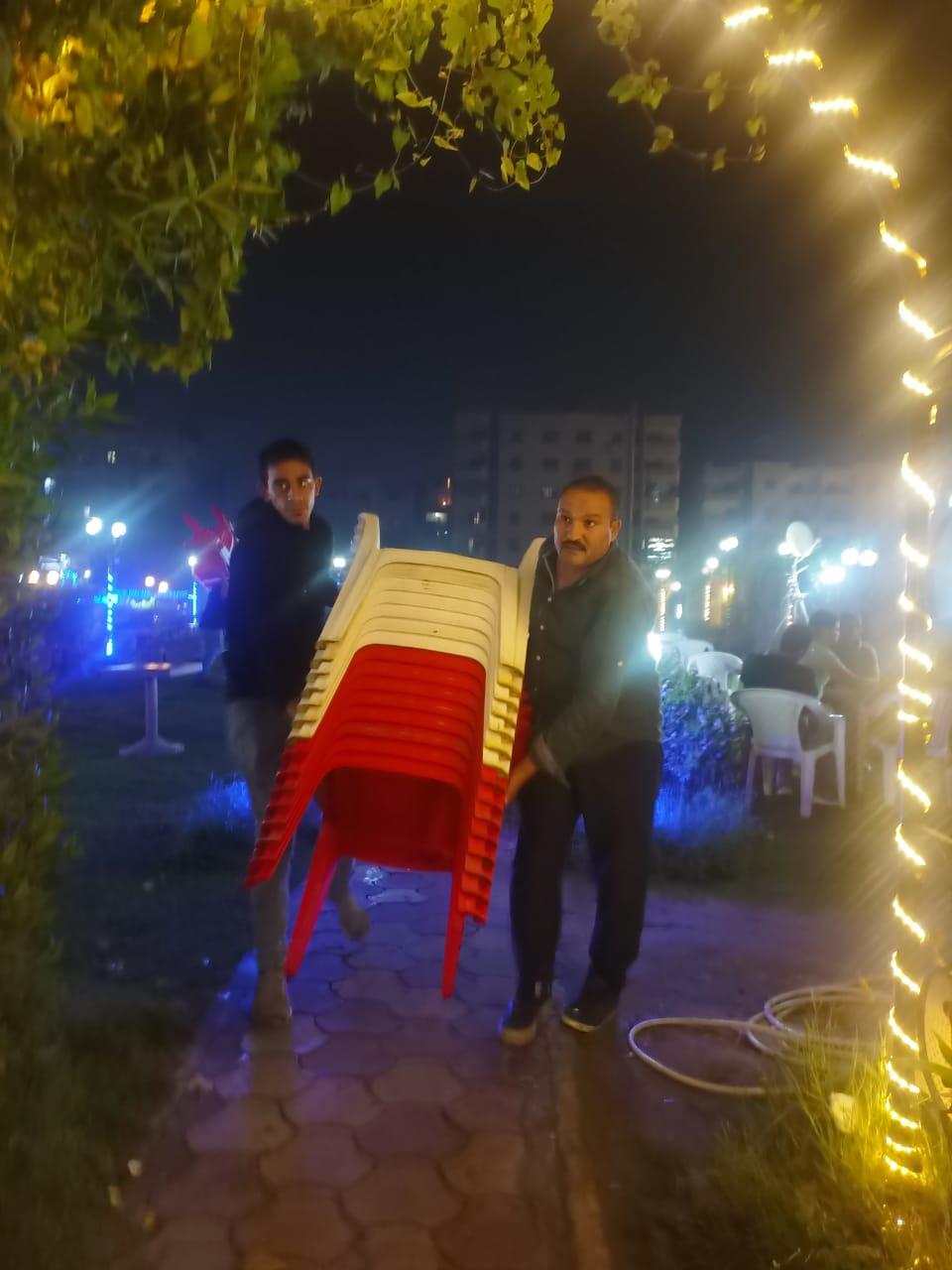 جانب من حملات ازالة الاشغالات