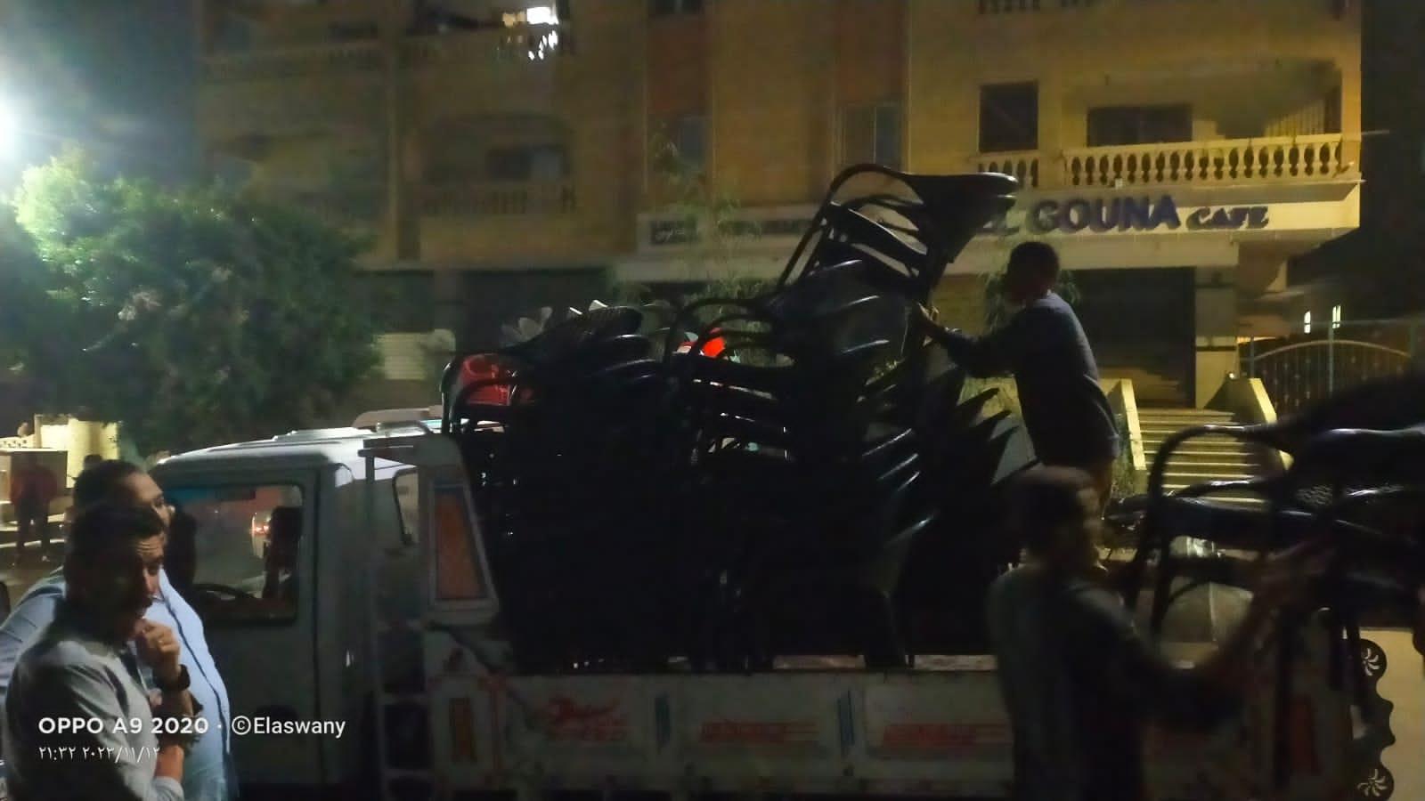 جانب من حملات ازالة الاشغالات