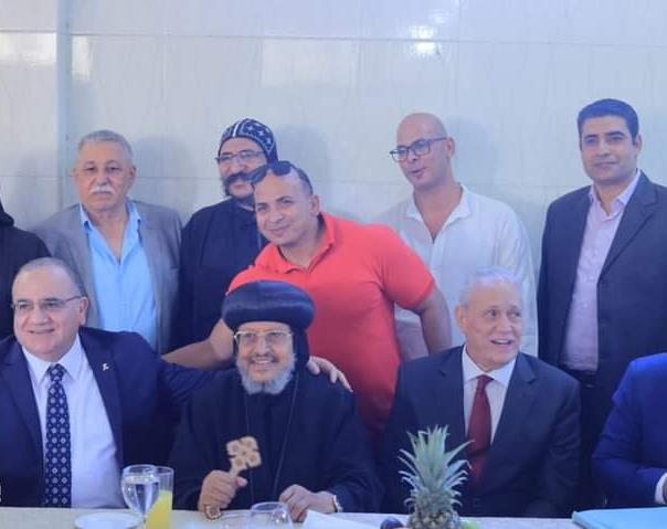 الالاف يحضرون ختام احتفالات مولد القديس الشهيد مار جرجس بالرزيقات غرب الاقصر