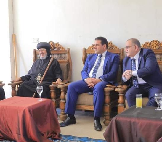 الالاف يحضرون ختام احتفالات مولد القديس الشهيد مار جرجس بالرزيقات غرب الاقصر