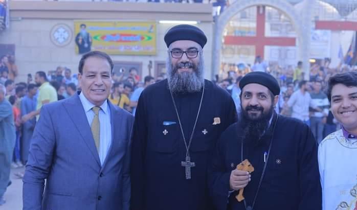 الالاف يحضرون ختام احتفالات مولد القديس الشهيد مار جرجس بالرزيقات غرب الاقصر