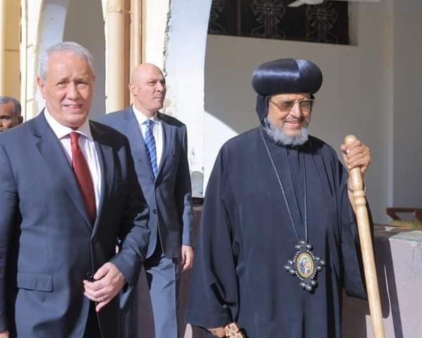 الالاف يحضرون ختام احتفالات مولد القديس الشهيد مار جرجس بالرزيقات غرب الاقصر