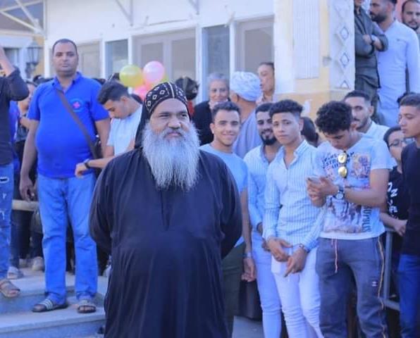 الالاف يحضرون ختام احتفالات مولد القديس الشهيد مار جرجس بالرزيقات غرب الاقصر