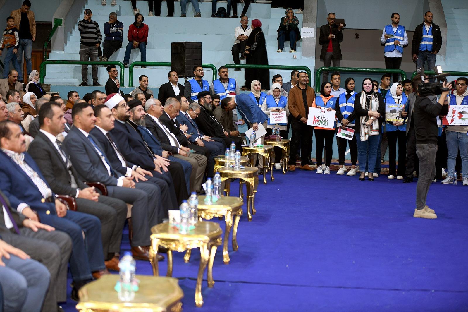محافظ الدقهلية يشهد فاعليات مؤتمر حياة كريمة للتوعية بالقضية الفلسطينية