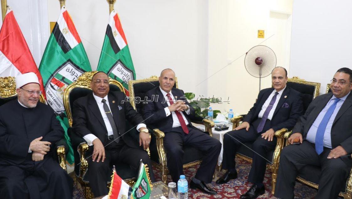 بحضور مفتي الجمهورية.. رئيس قضايا الدولة يفتتح فرعي الهيئة بالبحيرة