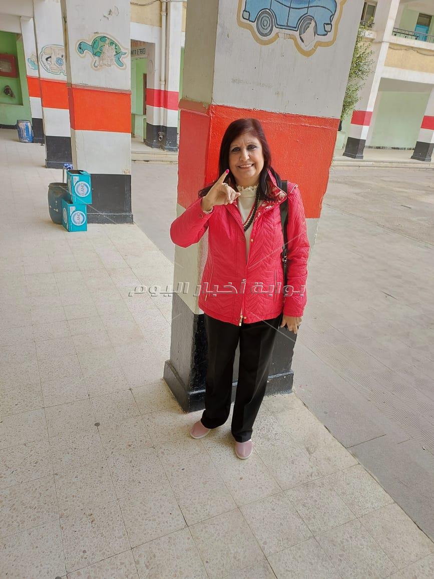 «البغدادي» تدلي بصوتها في الانتخابات الرئاسية
