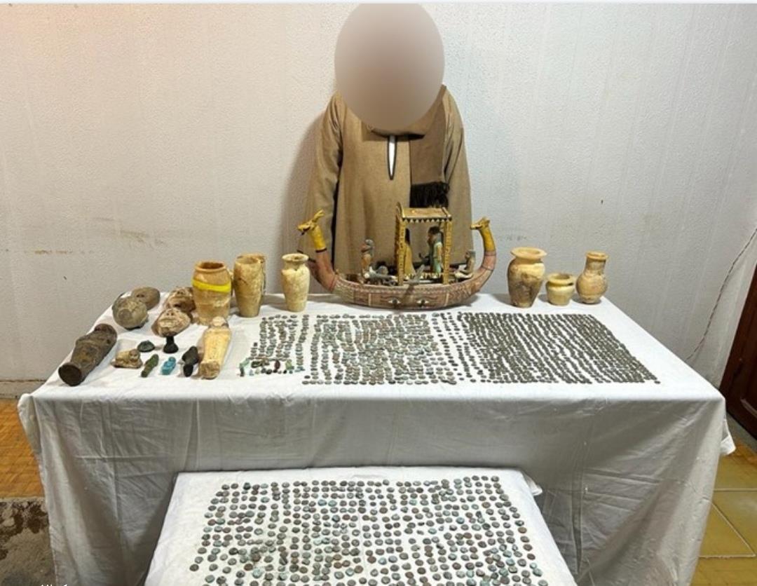 1840 قطعة أثرية بالمنيا