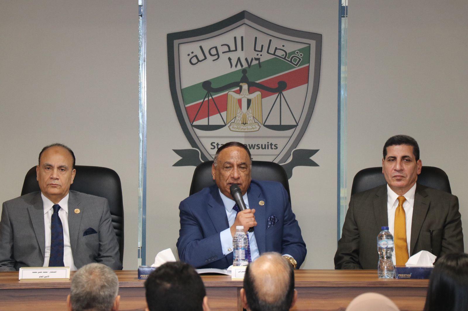 رئيس قضايا الدولة يشهد مراسم تسليم شهادات إتمام البرنامج التدريبي "معا لمستقبل رقمي"