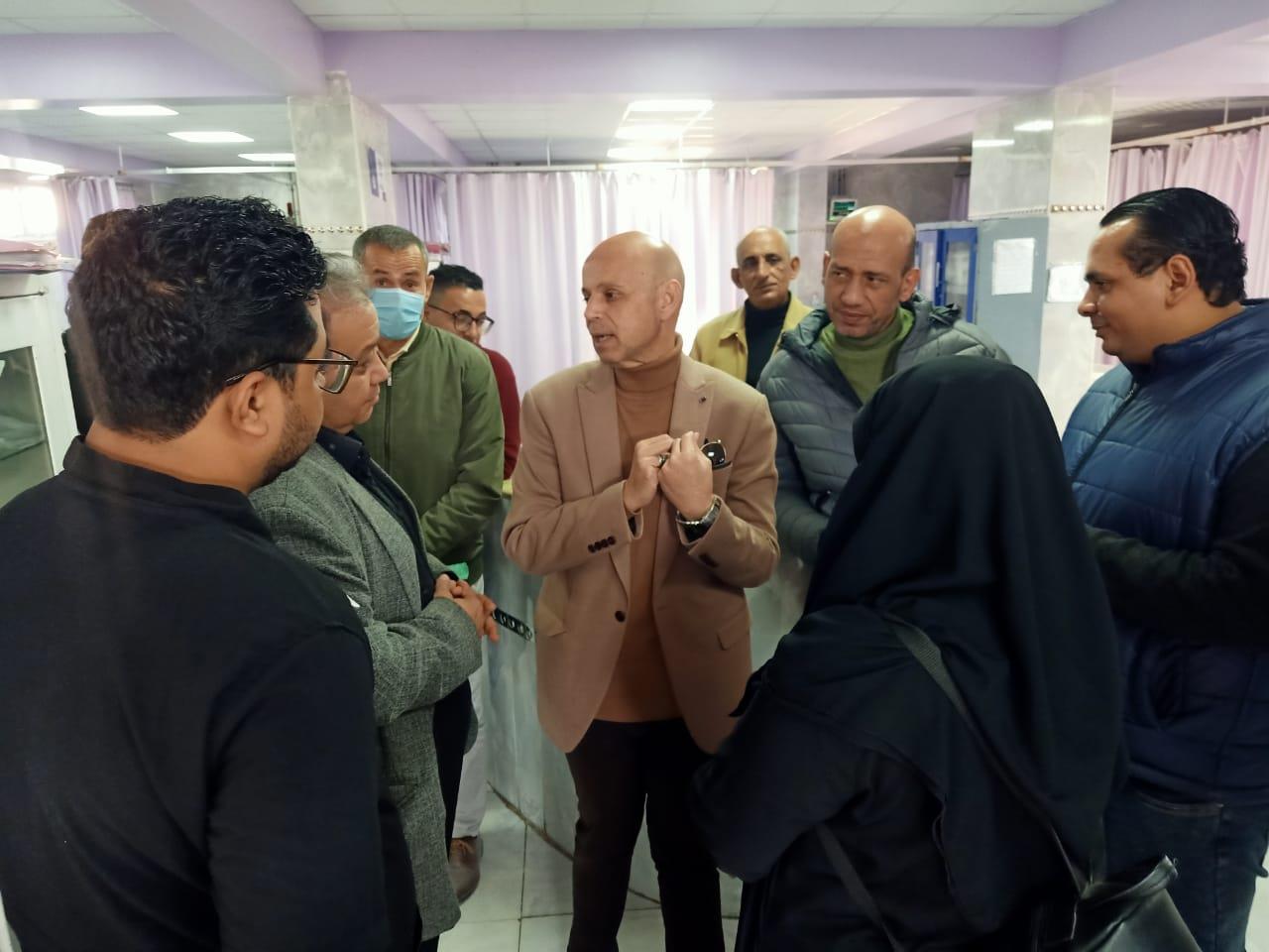 وكيل وزارة الصحة بالشرقية يتفقد تطوير مستشفى بلبيس المركزي