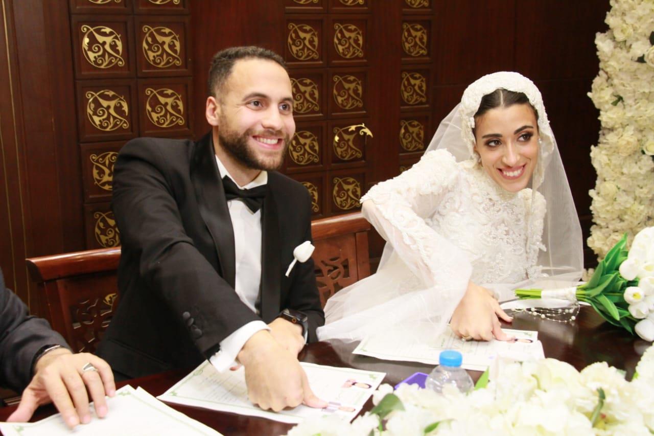 الإعلامي محمد الليثي يحتفل بعقد قران ابنته بحضور نجوم الرياضة