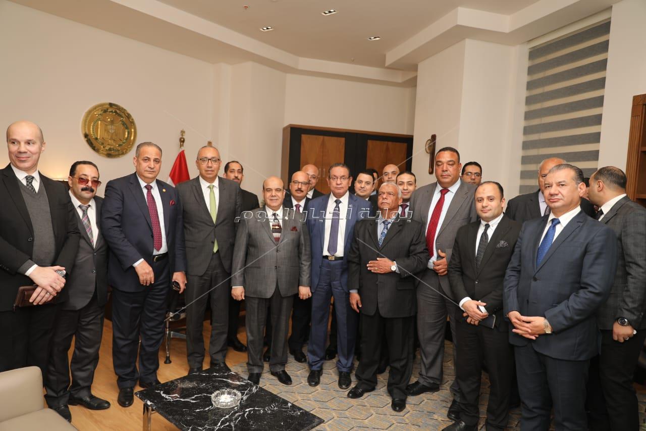 وزير العدل يلتقي مجلس إدارة نادي قضاة البحيرة‎