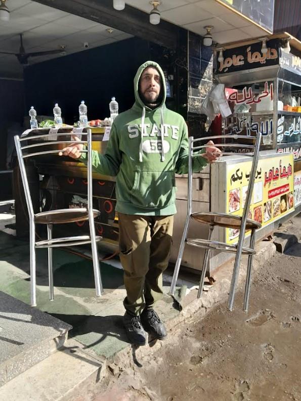 جانب من حملات ازالة الاشغالات ببولاق الدكرور