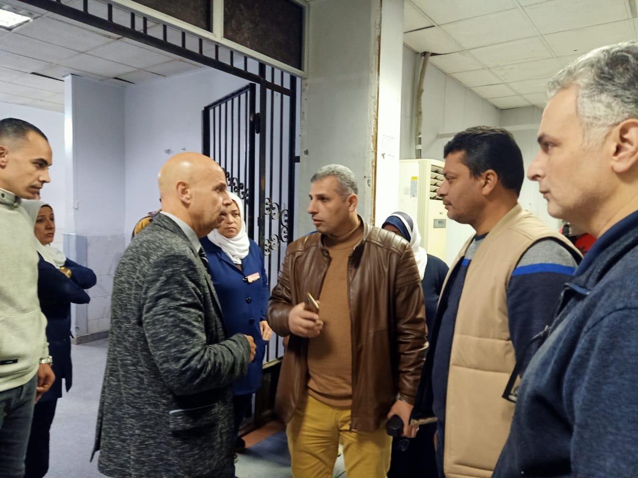 الدكتور هشام شوقي مسعود، وكيل وزارة الصحة بالشرقية خلال جولته التفقدية