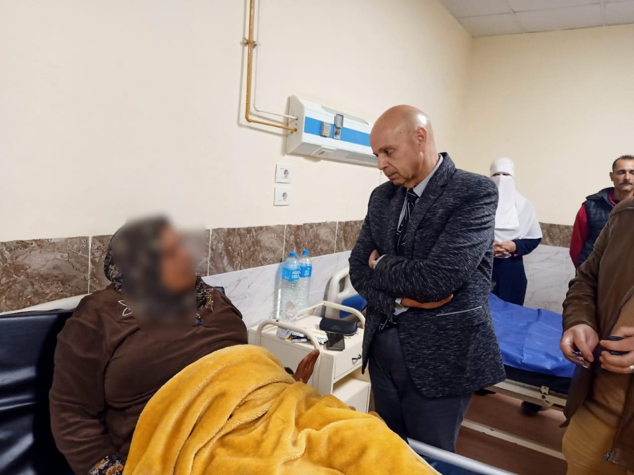 الدكتور هشام شوقي مسعود، وكيل وزارة الصحة بالشرقية خلال جولته التفقدية