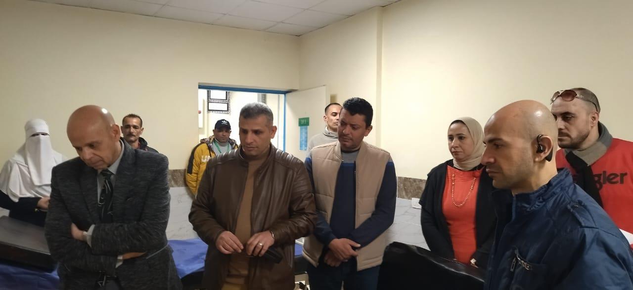 الدكتور هشام شوقي مسعود، وكيل وزارة الصحة بالشرقية خلال جولته التفقدية