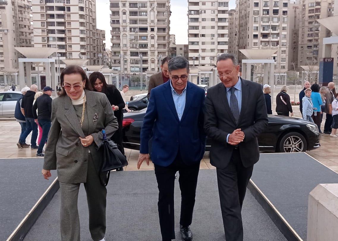 المتحف القومي للحضارة يستقبل وزير الدولة القطري بدرجة نائب رئيس مجلس الوزراء ورئيس مكتبة قطر الوطنية