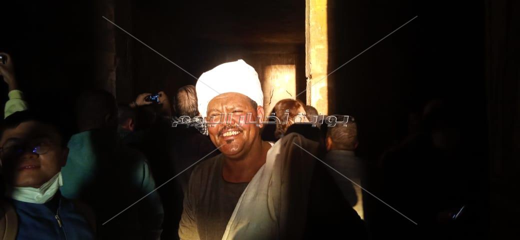 حارس معبد أبوسمبل..  ابتدائية ويجيد 8 لغات بطلاقة ..  زهد الزواج عشقاً فى الملك رمسيس الثاني