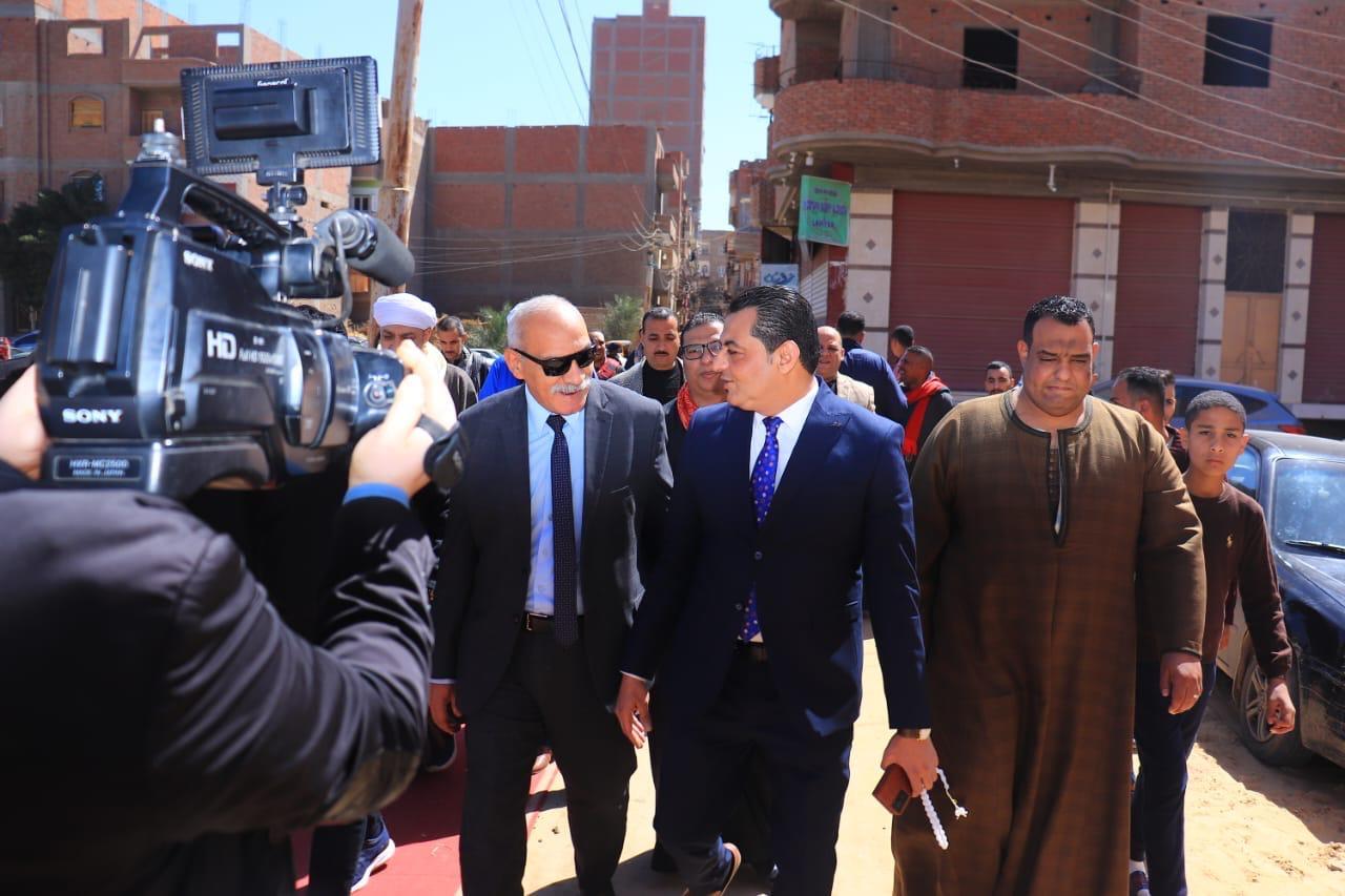 محافظ سوهاج يفتتح مسجد الحج عبد الباري بطهطا