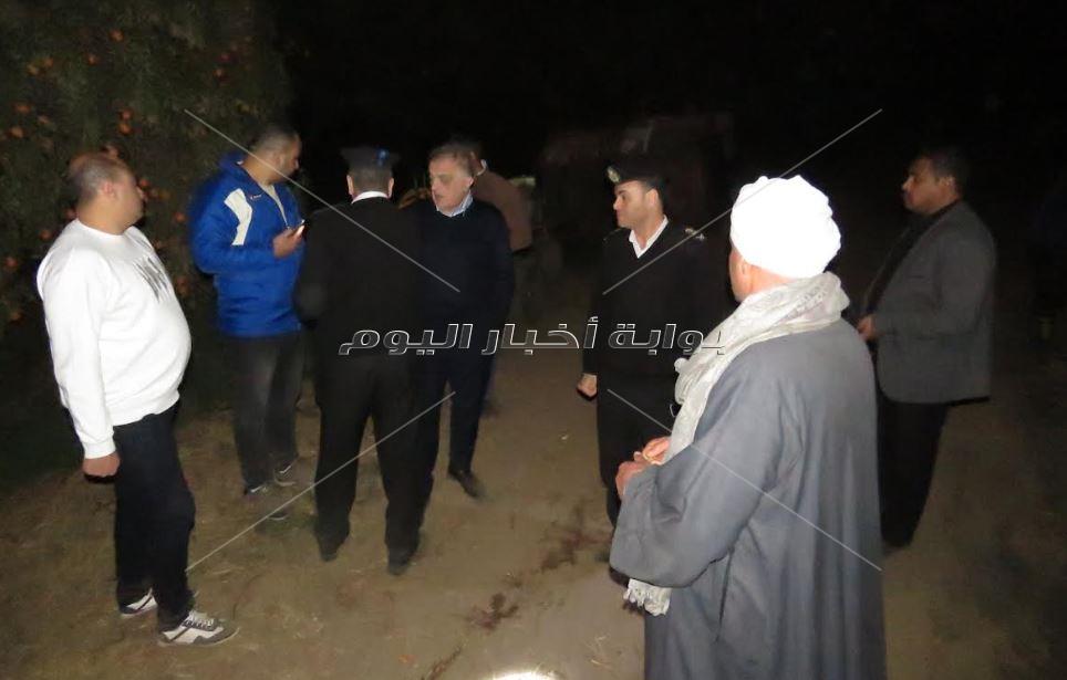 حريق بمزرعة وزارة الزراعة على ضفاف النيل بسوهاج