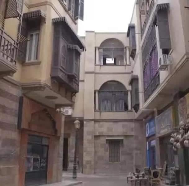 الصور الاولي من موقع حريق استوديو الاهرام قبل وبعد الحريق