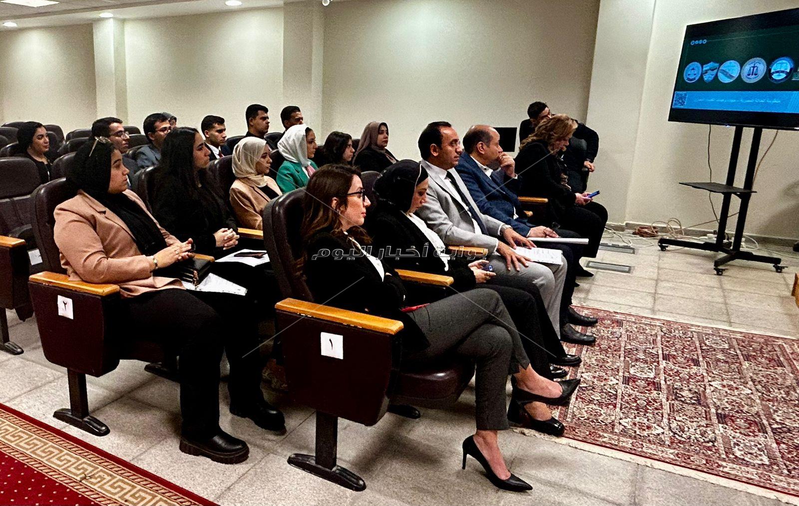 هيئة النيابة الإدارية تستقبل وفداً من كلية حقوق عين شمس