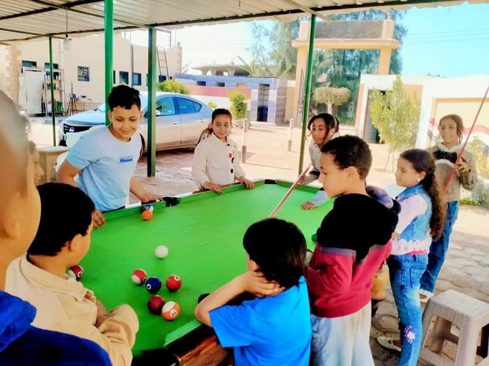 استمتاع الاطفال بالعيد داخل مراكز الشباب بكفر الشيخ