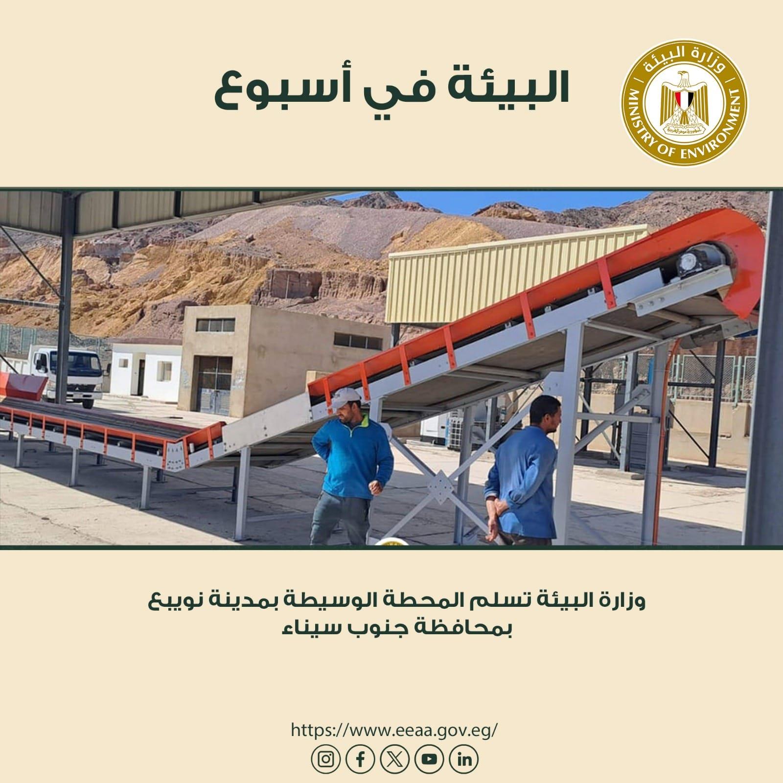 الحصاد الأسبوعي لأنشطة وزارة البيئة