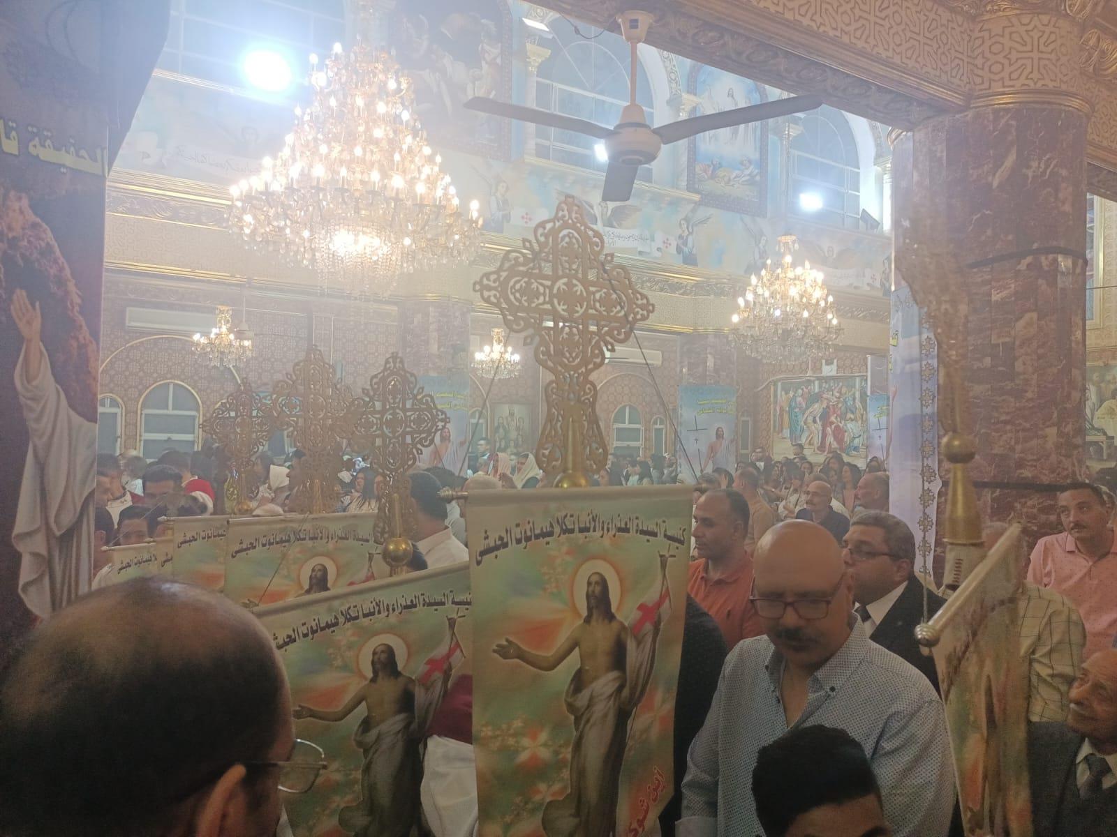 توافد الأقباط في الشرقية 