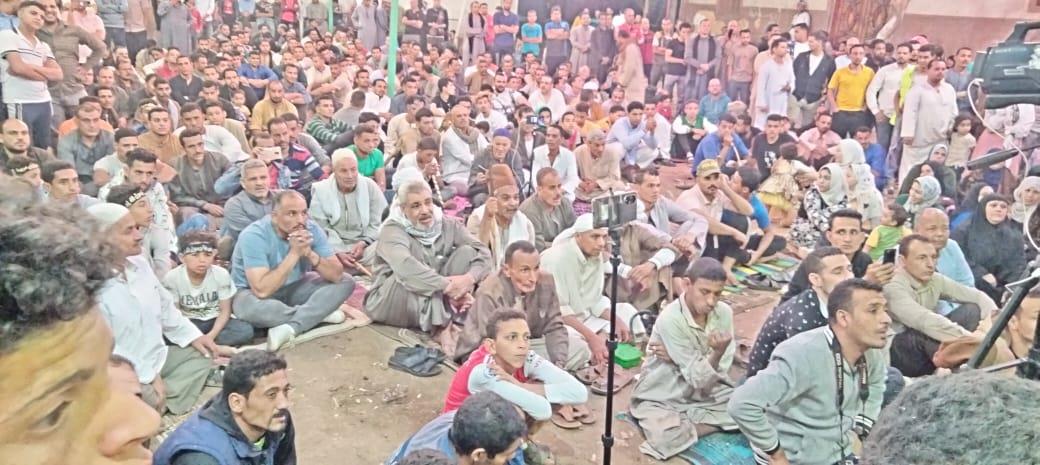 بعد غيابه خمس سنوات  أهالى قرية شنواى يحتفلون بمولد سيدى خالد بن الوليد وسيدى محمد العراقي