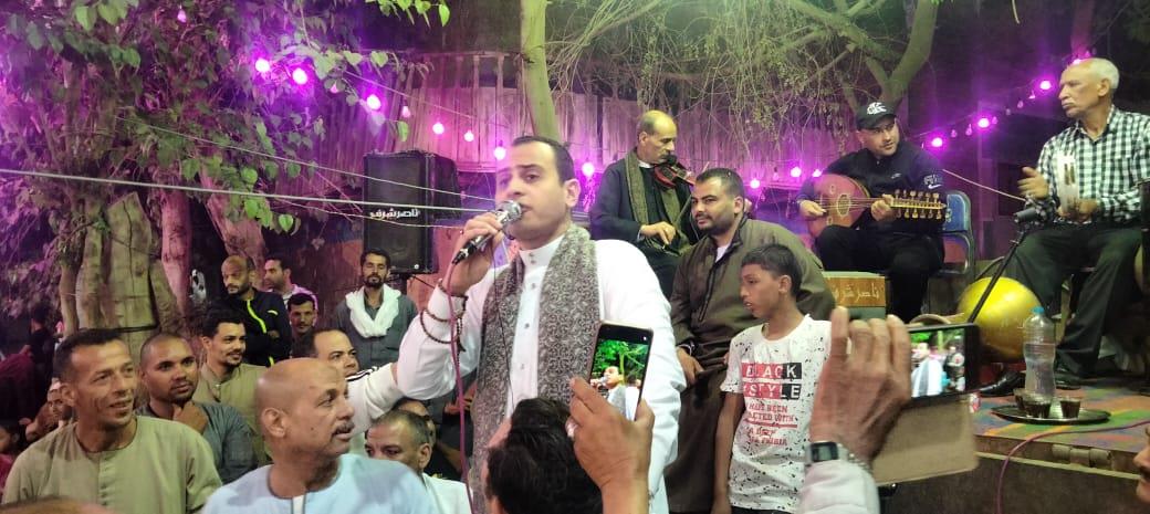 بعد غيابه خمس سنوات  أهالى قرية شنواى يحتفلون بمولد سيدى خالد بن الوليد وسيدى محمد العراقي