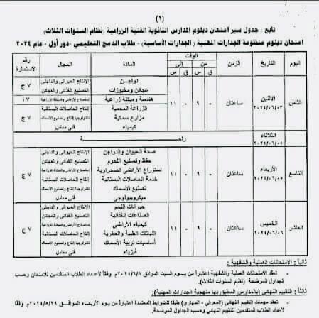 تعليم الإسماعيلية تنهي استعداداتها لانطلاق امتحانات الدبلومات الفنية 