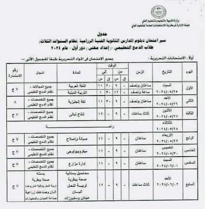 تعليم الإسماعيلية تنهي استعداداتها لانطلاق امتحانات الدبلومات الفنية 