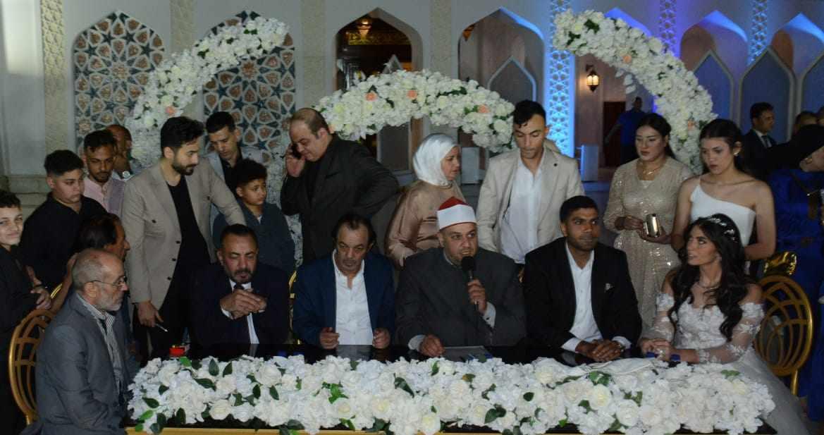 نجوم الفن في عقد قران ابنة علاء مرسي
