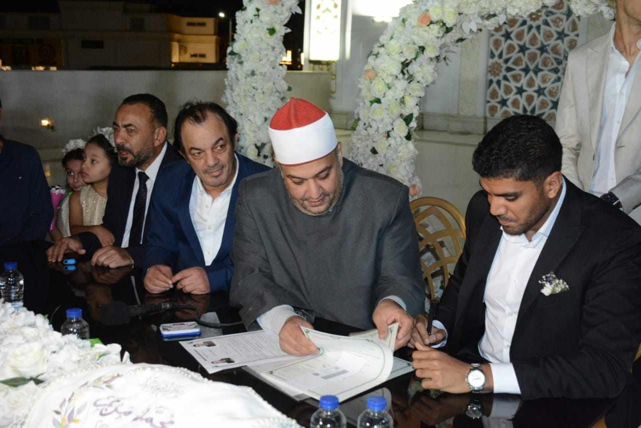 نجوم الفن في عقد قران ابنة علاء مرسي