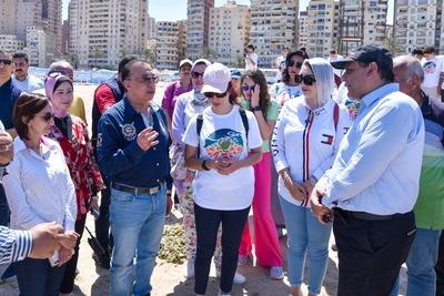 اللواء محمد الشريف محافظ الإسكندرية خلال الفاعلية 