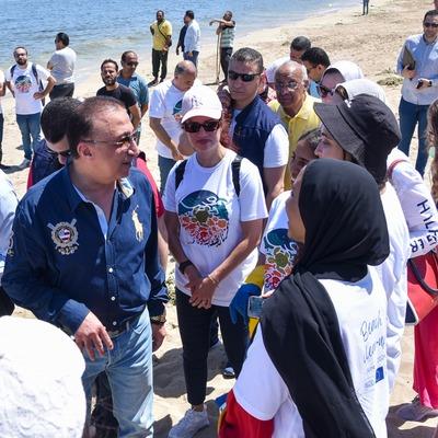 اللواء محمد الشريف محافظ الإسكندرية خلال الفاعلية 