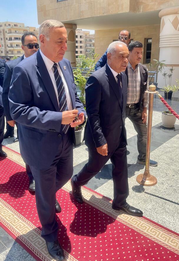 رئيس هيئة النيابة الإدارية يستقبل رئيس المحكمة الدستورية العليا
