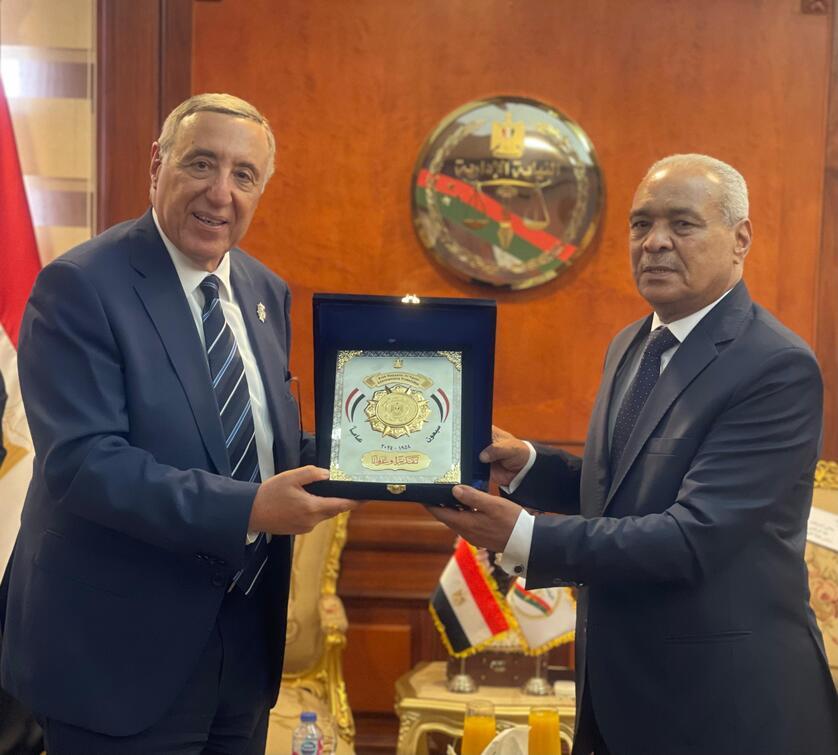 رئيس هيئة النيابة الإدارية يستقبل رئيس المحكمة الدستورية العليا
