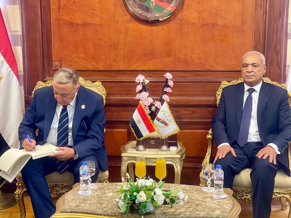 رئيس هيئة النيابة الإدارية يستقبل رئيس المحكمة الدستورية العليا