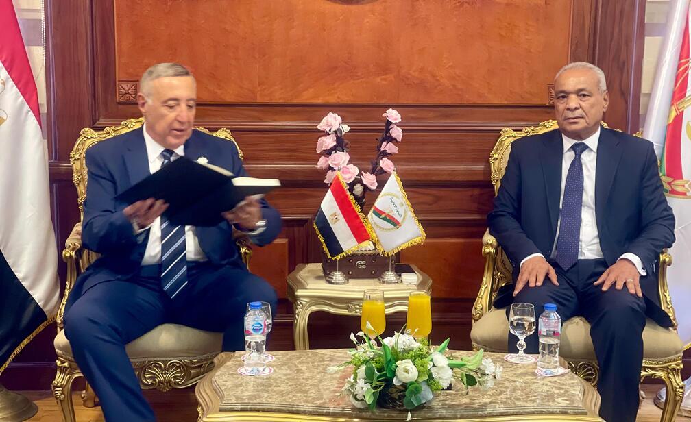 رئيس هيئة النيابة الإدارية يستقبل رئيس المحكمة الدستورية العليا