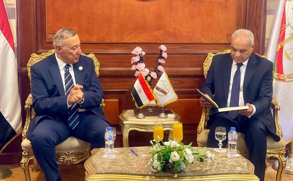 رئيس هيئة النيابة الإدارية يستقبل رئيس المحكمة الدستورية العليا