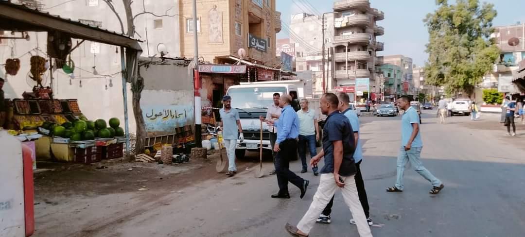 رئيس مدينة دسوق بكفر الشيخ يقود حملة لإزالة الإشغالات