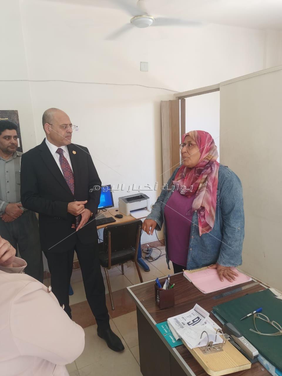 زيارة وزير العمل لمراكز التدريب المهني التابعة للوزارة في بالسويس ‎