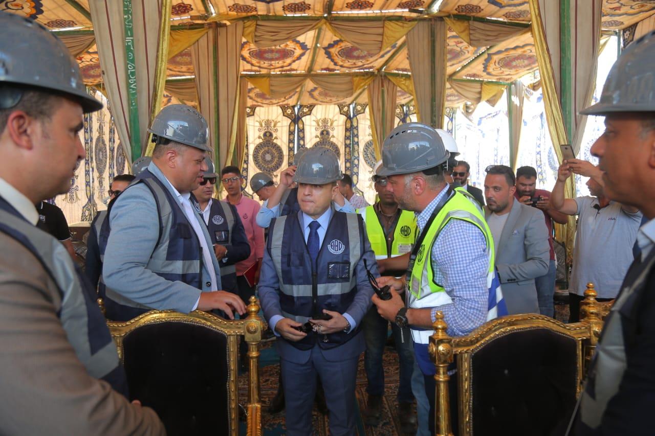 محافظ كفرالشيخ يضع حجر الأساس  لمصنع تدوير المخلفات الصلبة  بالحامول  بطاقة 600 طن/يوما