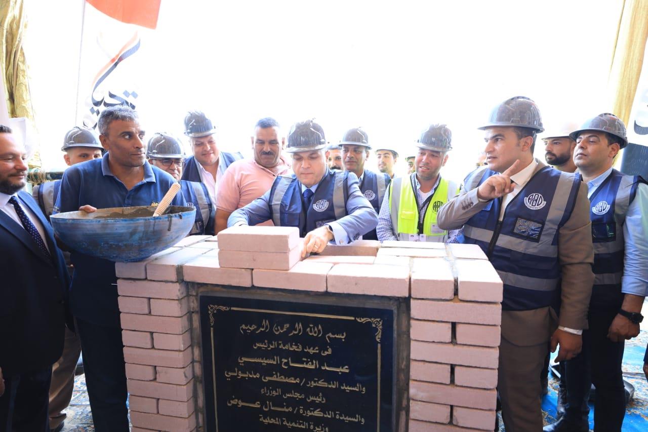 محافظ كفرالشيخ يضع حجر الأساس  لمصنع تدوير المخلفات الصلبة  بالحامول  بطاقة 600 طن/يوما