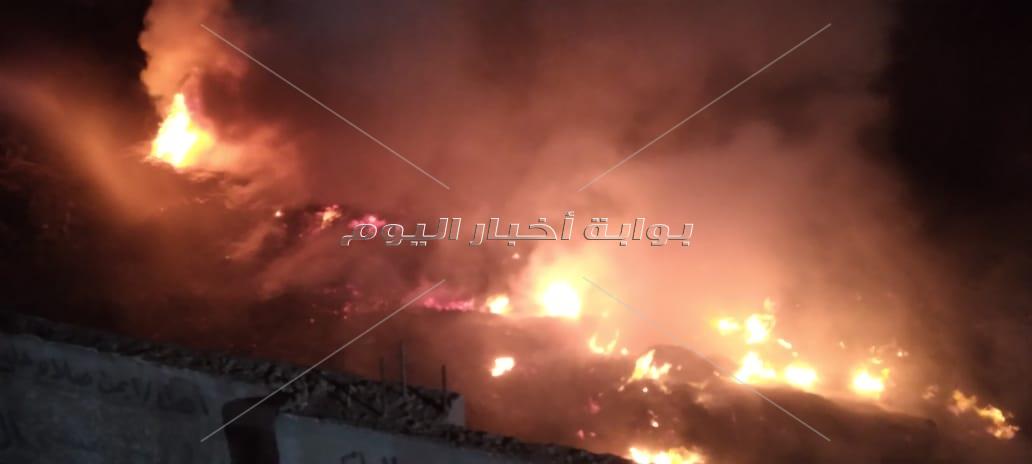 سبب نشوب حريق داخل «مشتل البراجيل» بأوسيم
