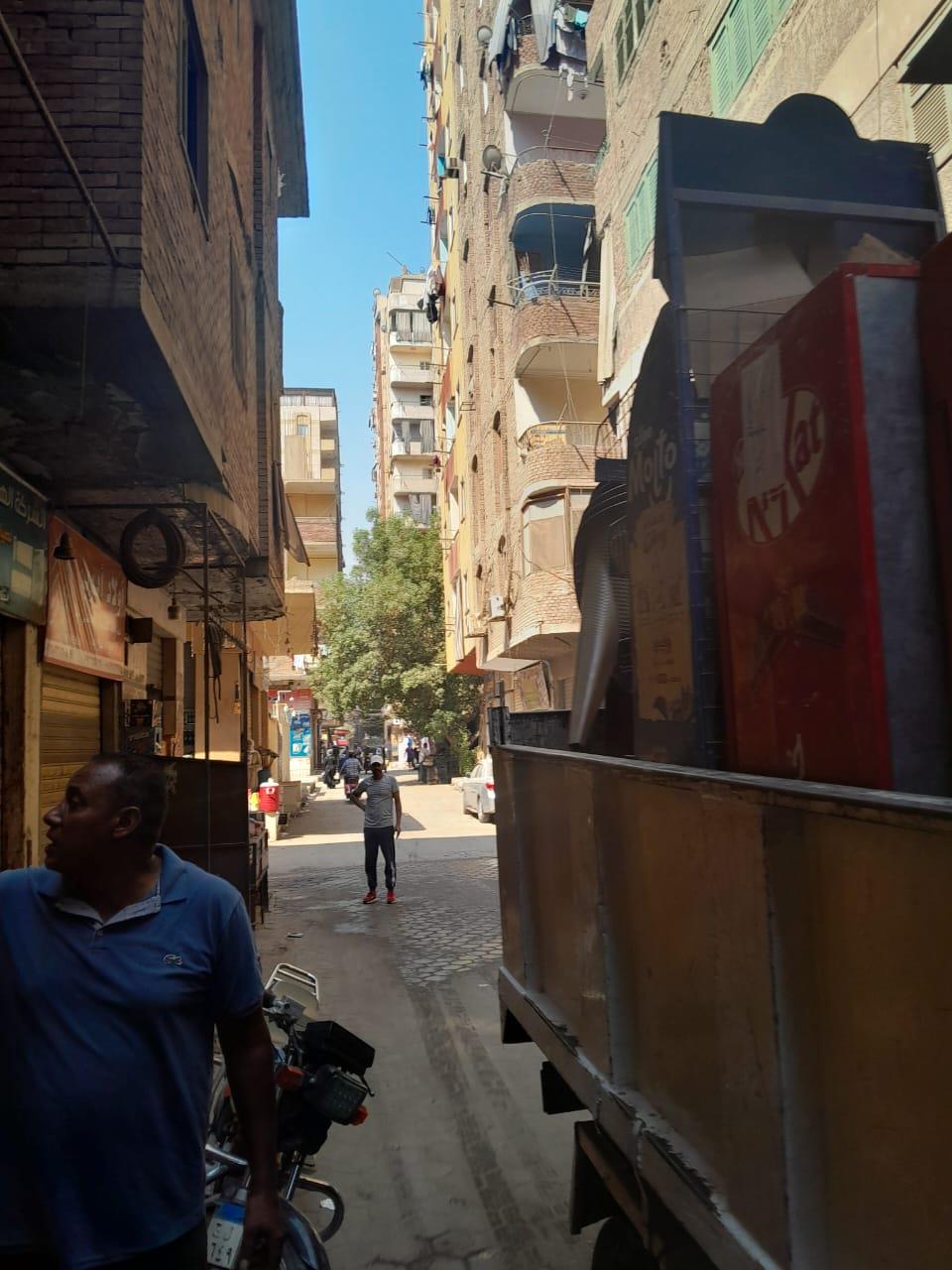 اشغالات بولاق الدكرور تتصدي بكل حسم لكافة تعديات حرم الطريق